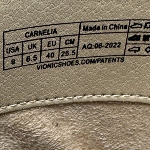 Vionic Carnelia Leather Waterproof Ankle Boots Size 9 - Picture 12 of 15